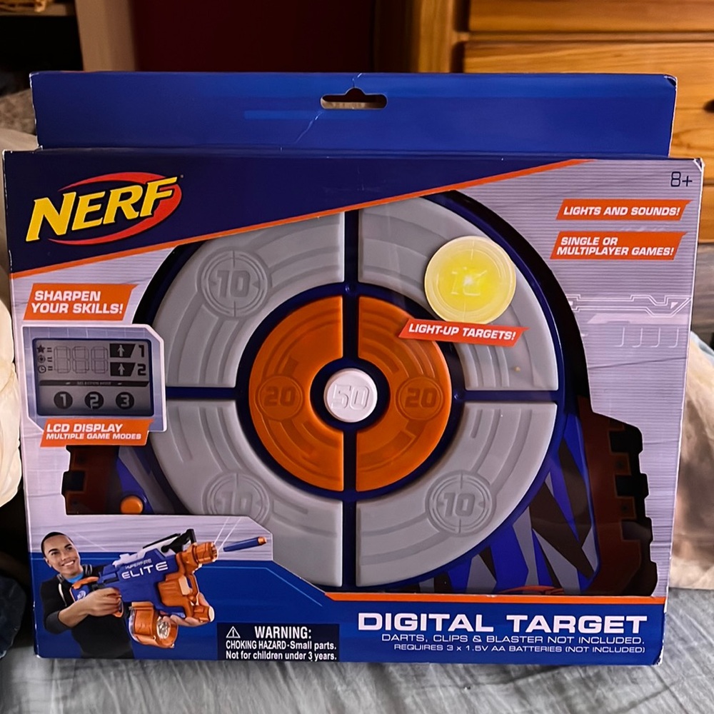 Nerf gun digital target